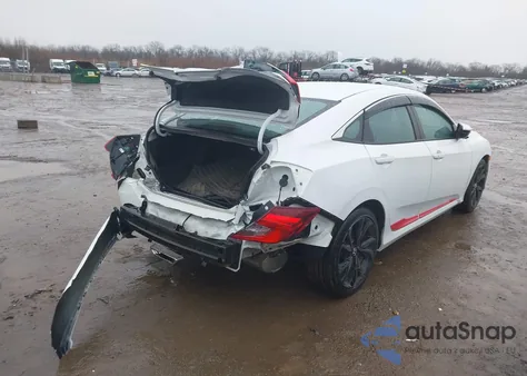 2020 Honda Civic Sport z USA, uszkodzony, nr VIN 2HGFC2E85LH554874